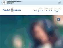 Tablet Screenshot of flekkefjordsparebank.no